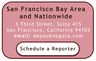 Scheduling for San Francisco Bay Area and National Court Reporters